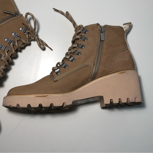 NEW Dolce Vita Utilitarian Huey Hiking Boot in Mushroom Nubuck size 10 - Picture 10 of 15